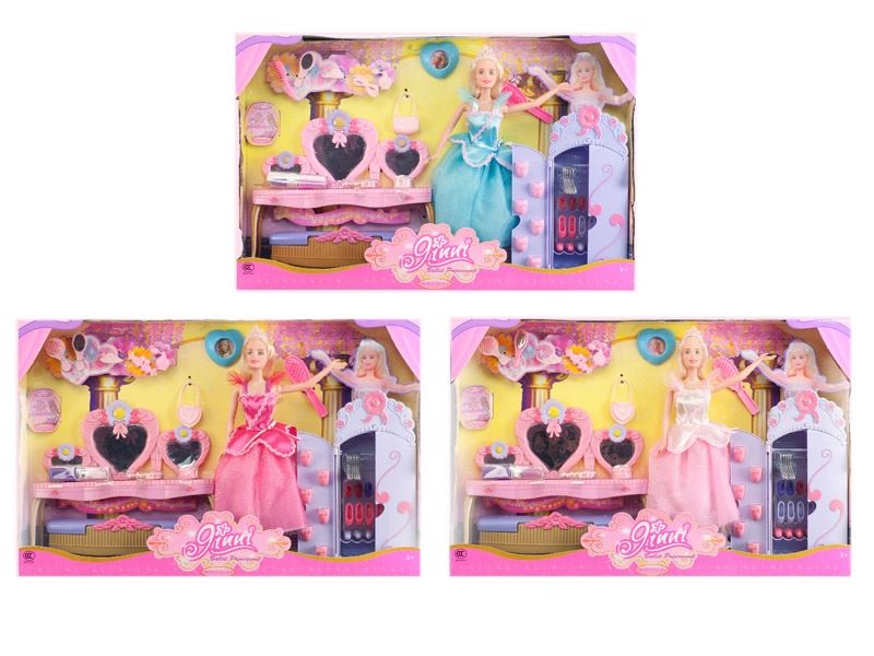 BENDABLE DOLL W/ACCESSORIES 3ASST - HP1090812