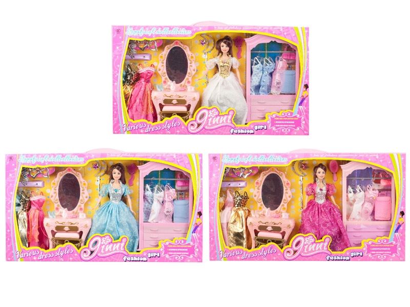 BENDABLE DOLL W/ACCESSORIES 4ASST - HP1090813