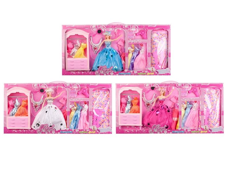 BENDABLE DOLL W/ACCESSORIES 3ASST - HP1090814