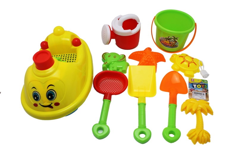 BEACH SET W/BOAT 10PCS - HP1090899