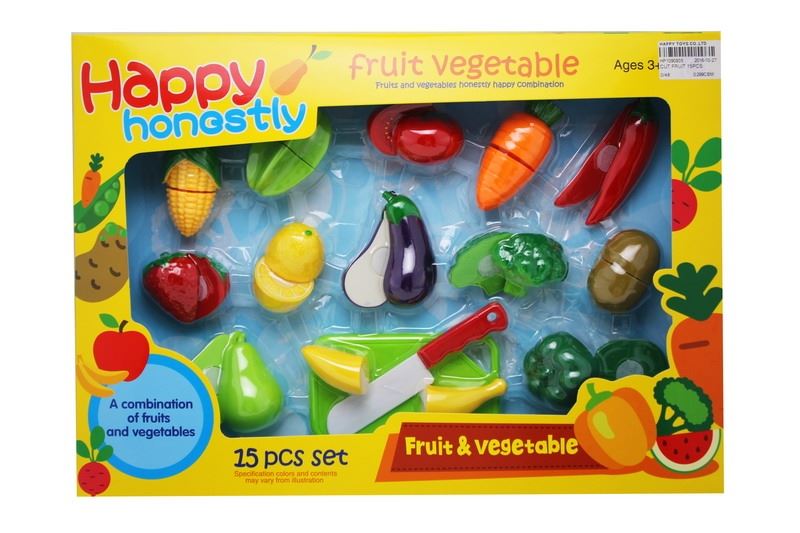 可切水果蔬菜套装（15块） - HP1090935