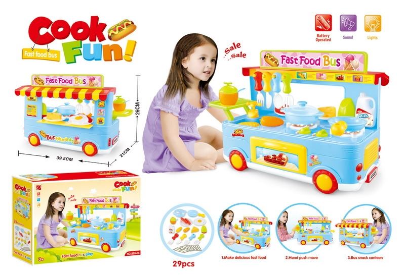 DINING CAR & KITCHEN SET W/LIGHT & SOUND - HP1090938