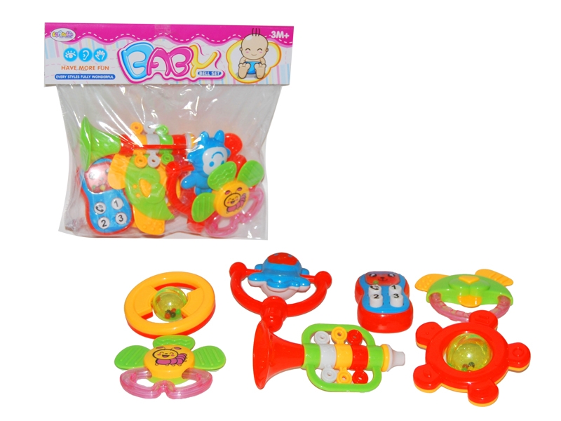 BABY RATTLE  7 PCS - HP1091048