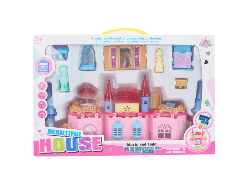 MINI CASTLE W/LIGHT & MUSIC - HP1091160