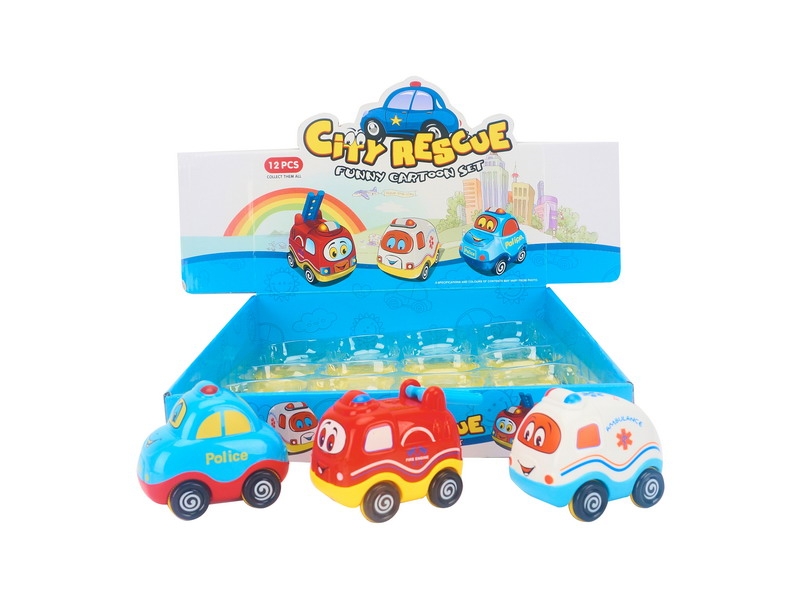FRICTION CAR 12PCS/DISPLAY BOX - HP1091228