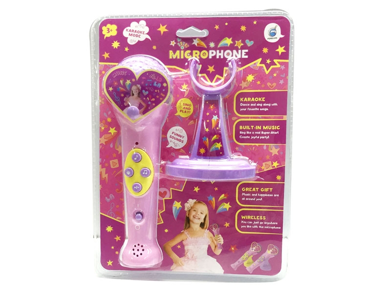 MICROPHONE W/LIGHT,MUSIC - HP1091431
