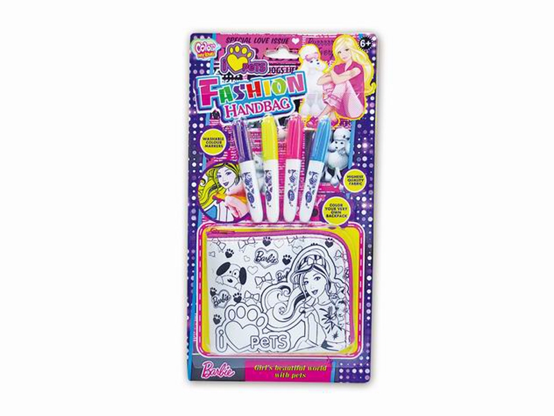 DIY PAINTING WALLET W/4 COLOR PEN - HP1091666