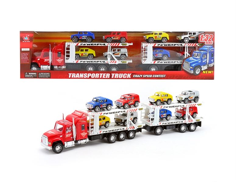 FRICTION TRUCK W/8 FREE WAY CARS - HP1091837