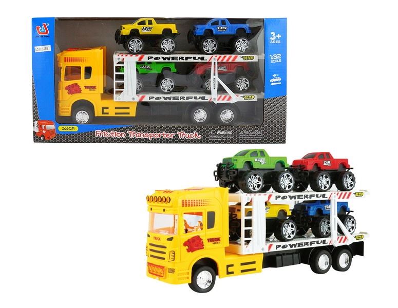 FRICTION TRUCK W/4 FREE WAY CARS - HP1091871