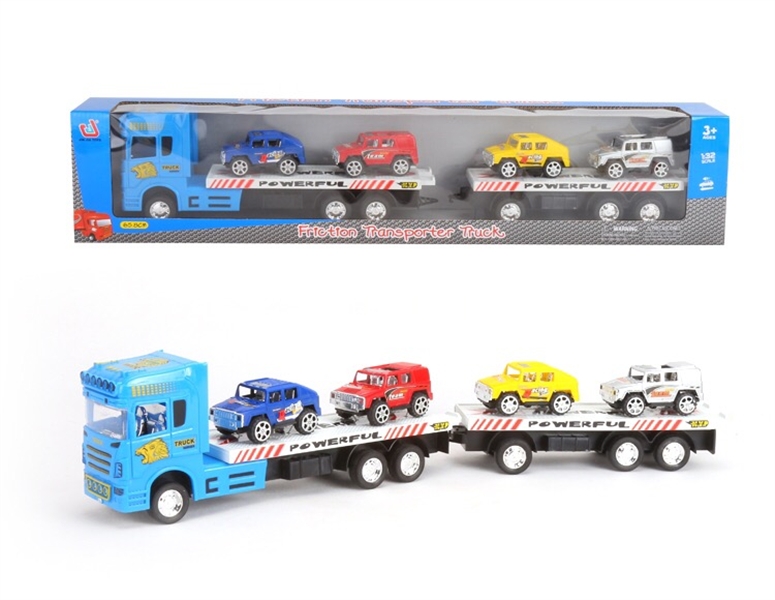FRICTION TRUCK W/4 FREE WAY CARS - HP1091881