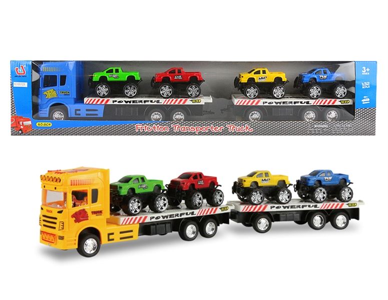 FRICTION TRUCK W/4 FREE WAY CARS - HP1091883