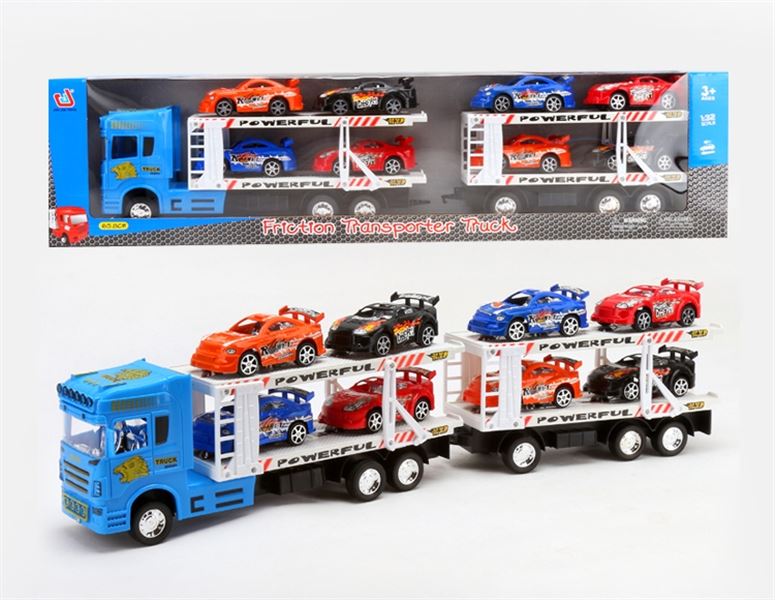 FRICTION TRUCK W/8 FREE WAY CARS - HP1091885