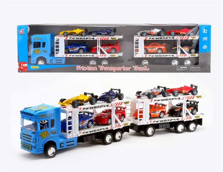 FRICTION TRUCK W/8 FREE WAY CARS - HP1091887
