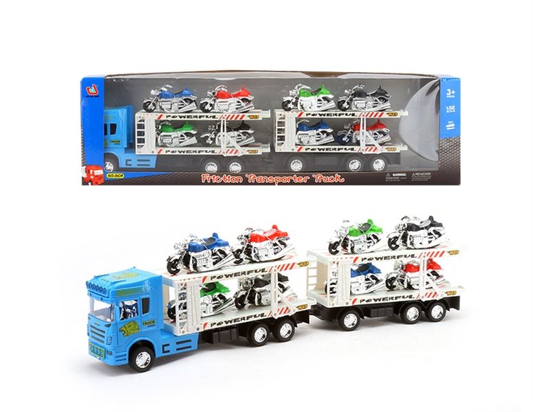 FRICTION TRUCK W/8 FREE WAY CARS - HP1091891