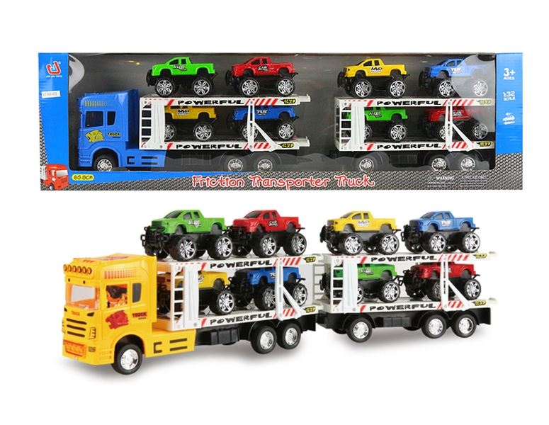 FRICTION TRUCK W/8 FREE WAY CARS - HP1091893