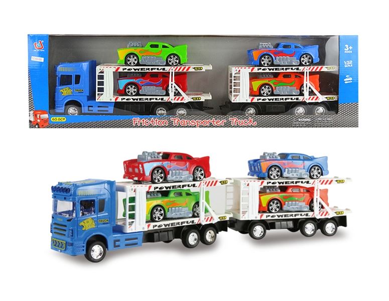 FRICTION TRUCK W/4 FREE WAY CARS - HP1091895