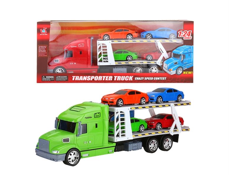 FRICTION TRUCK W/4 FREE WAY CARS - HP1091896
