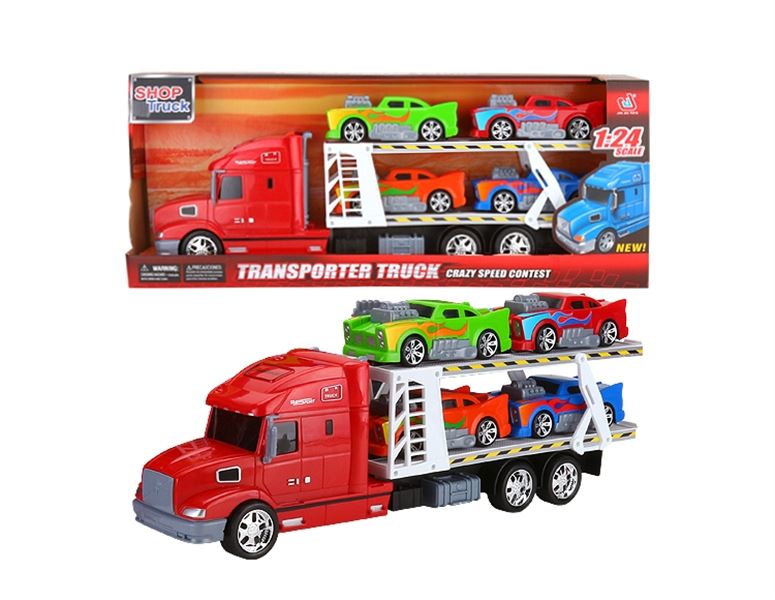 FRICTION TRUCK W/4 FREE WAY CARS - HP1091915