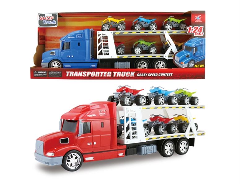 FRICTION TRUCK W/6 FREE WAY CARS - HP1091917