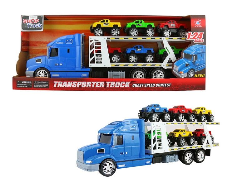 FRICTION TRUCK W/6 FREE WAY CARS - HP1091918
