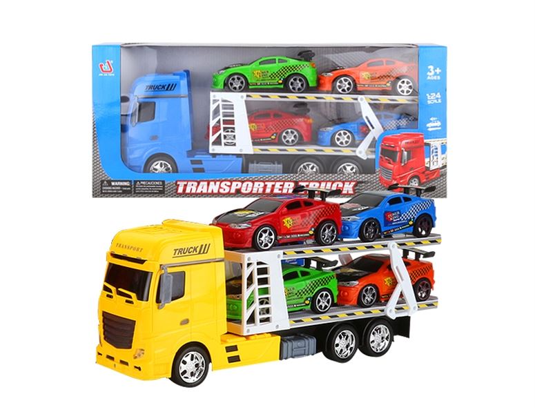 FRICTION TRUCK W/4 FREE WAY CARS - HP1091921