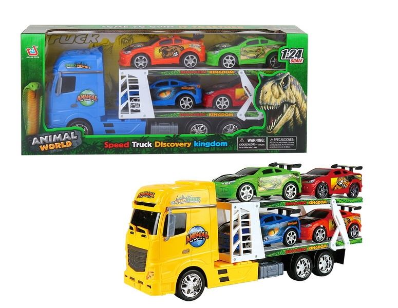 FRICTION TRUCK W/4 FREE WAY CARS - HP1091926