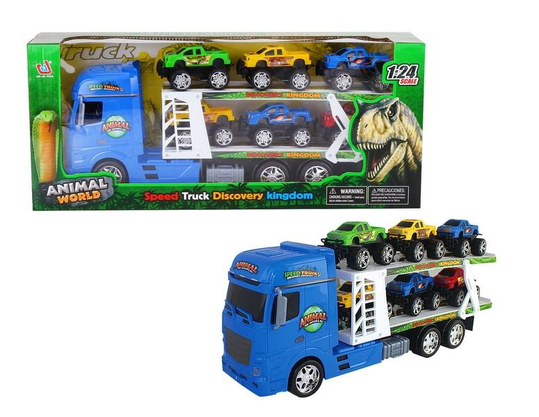 FRICTION TRUCK W/6 FREE WAY CARS - HP1091927