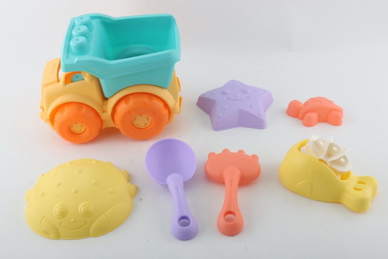 SOFT MATERIA BEACH SET W/CAR 7PCS - HP1092012