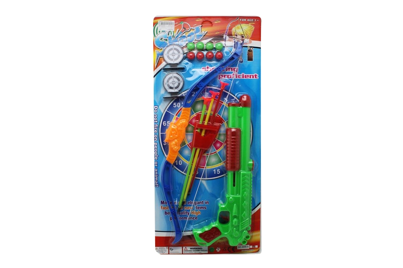 BOW AND ARROW SET+REPEATING TABLE TENNIS GUN - HP1092049