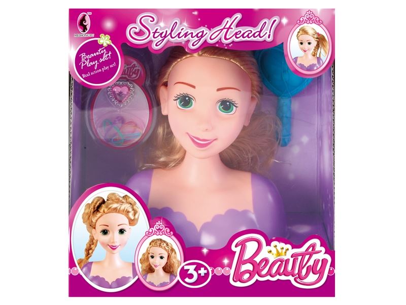 DOLL HEAD W/BEAUTY SET - HP1092173
