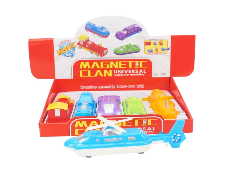 MAGNETIC CORPS/FRICTION TOYS 6ASST 4PCS/DISPLAY BOX - HP1092255