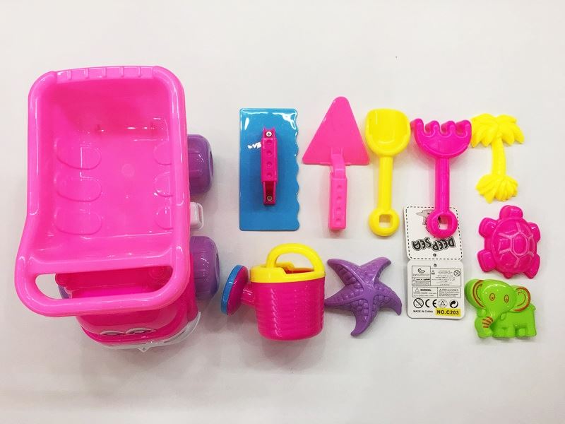 BEACH SET W/CAR 10PCS - HP1092294