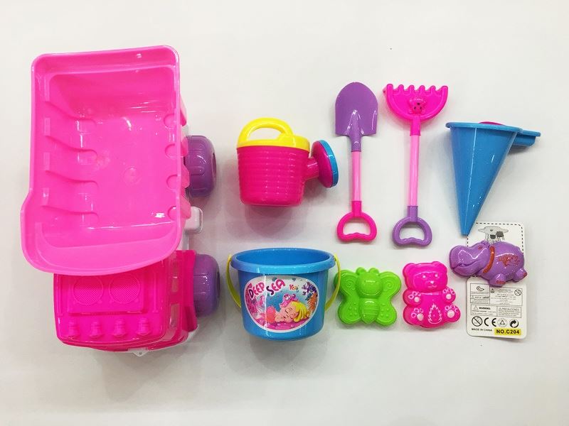 BEACH SET W/CAR 9PCS - HP1092295