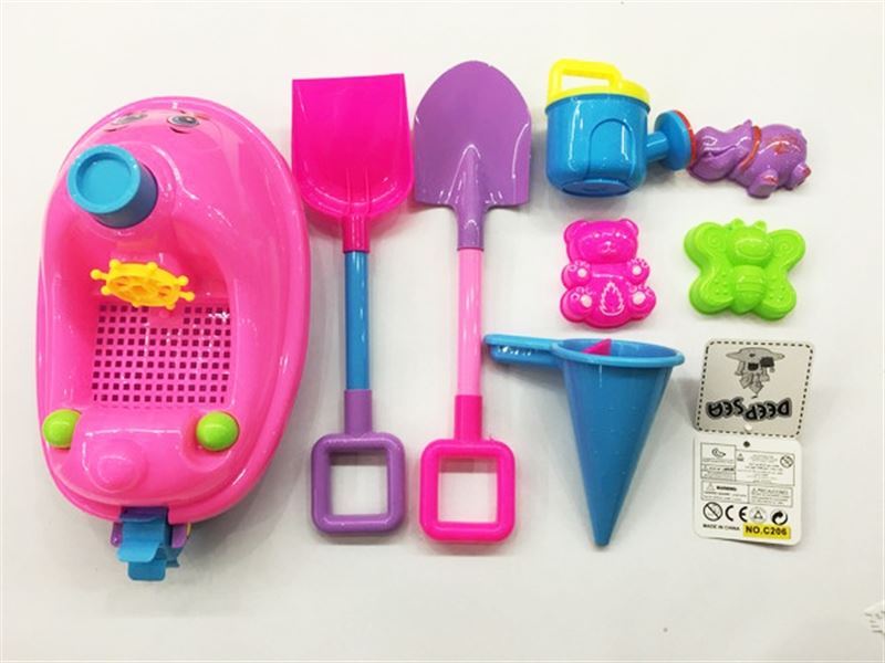 BEACH SET W/BOAT 8PCS - HP1092297