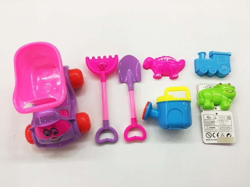 BEACH SET W/CAR 7PCS - HP1092326