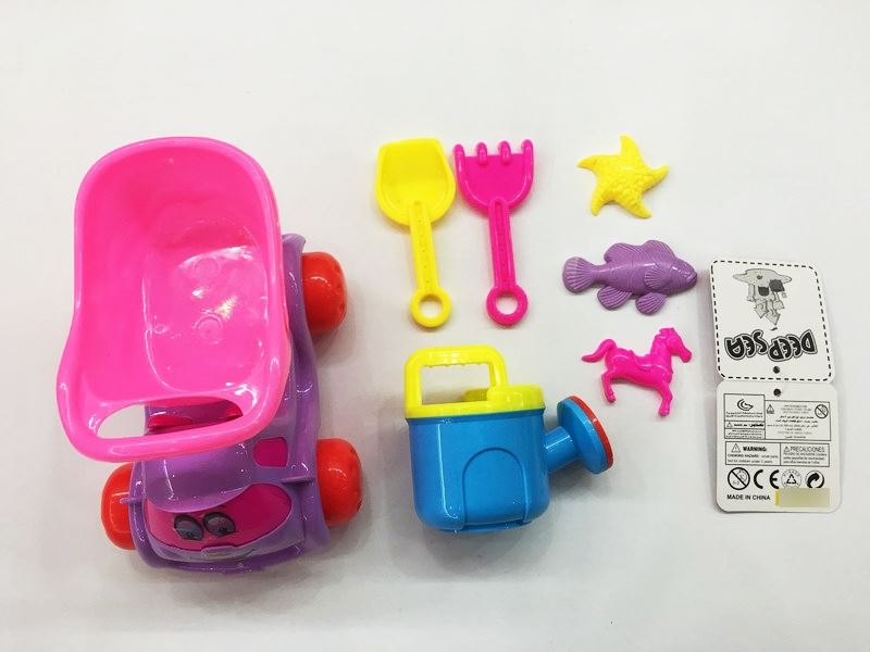 BEACH SET W/CAR 7PCS - HP1092327