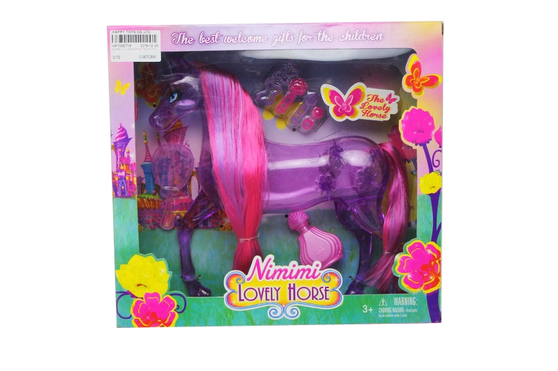 HORSE W/ACCESSORIES RED/PURPLE - HP1092716