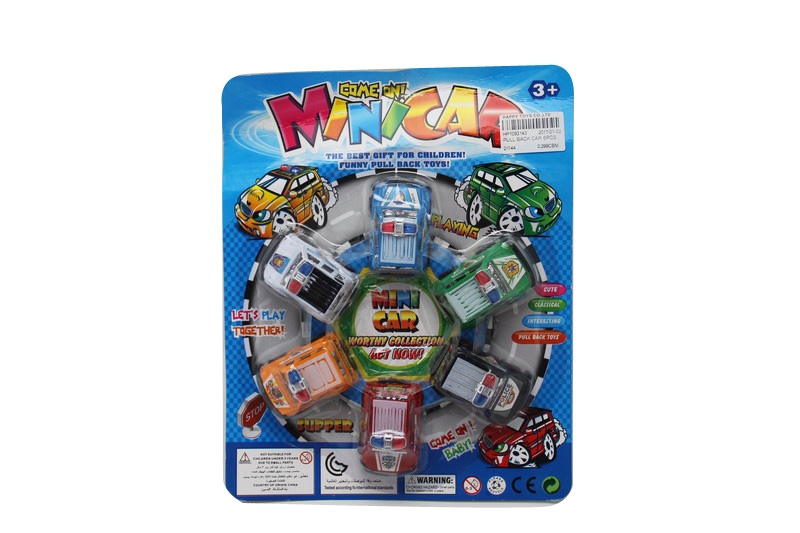 PULL BACK CAR 6PCS - HP1093143