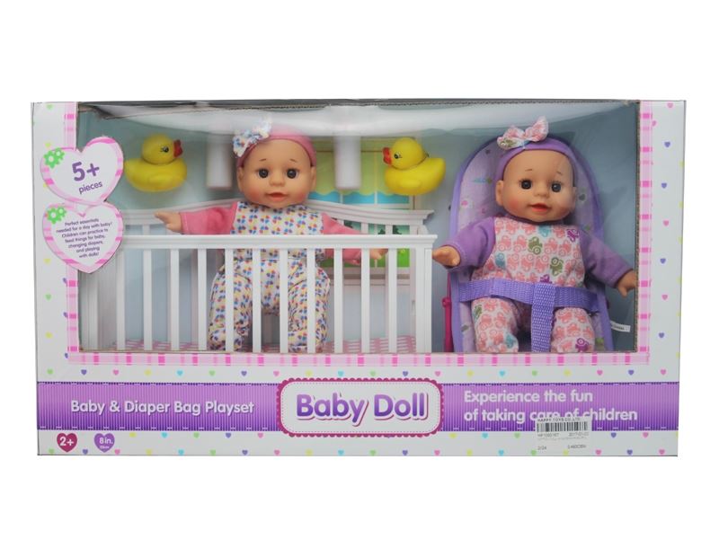 COTTON DOLL W/ACCESSORIES 2PCS - HP1093167