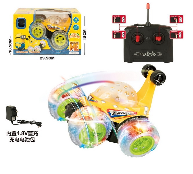 1:24 R/C STUNT CAR W/LIGHT & MUSIC INCLUDED BATTERY - HP1093218