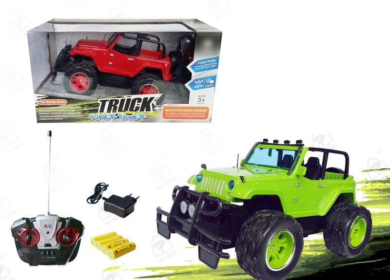 1:16 4 FUNCTION R/C CAR W/LIGHT,INCLUDED BATTERY RED/GREEN - HP1093299