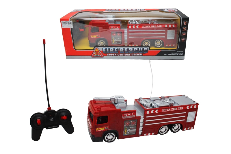 4 FUNCTION R/C FIRE TRUCK W/LIGHT - HP1093355
