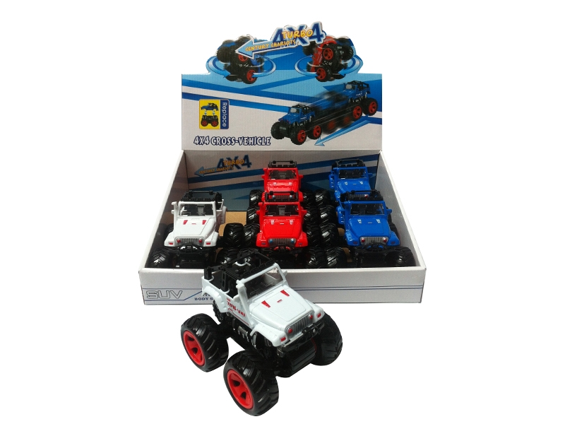 FRICTION CAR 6PCS/DISPLAY BOX - HP1093602