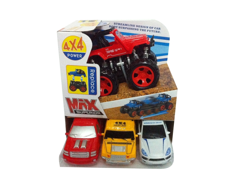 FRICTION CAR WHTIE/RED/YELLOW - HP1093605