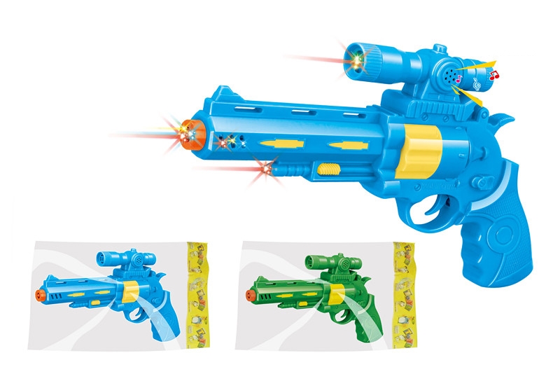 B/O GUN W/FLASH & SOUND BLUE/GREEN - HP1093717