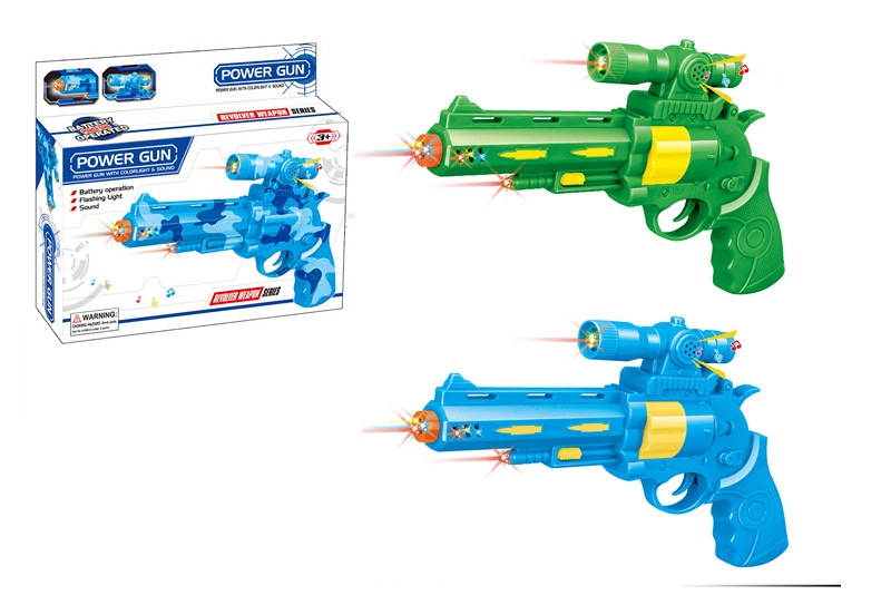 B/O GUN W/FLASH & SOUND BLUE/GREEN - HP1093720