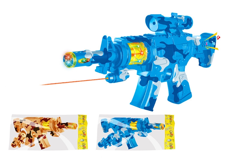 B/O GUN W/FLASH & INFRARED & SHAKE ORANGE/BLUE - HP1093722