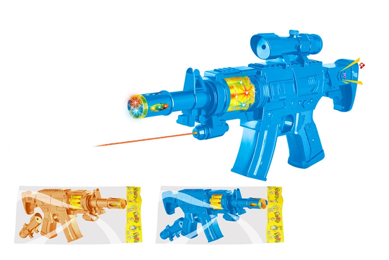 B/O GUN W/FLASH & INFRARED & SHAKE ORANGE/BLUE - HP1093723