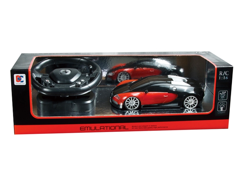 1:16 4FUNCTION R/C GRAVITY SENSOR STEERING WHEEL CAR W/LIGHT INCLUDED BATTERY - HP1093842
