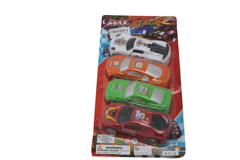 PULL BACK CAR 4PCS - HP1094839